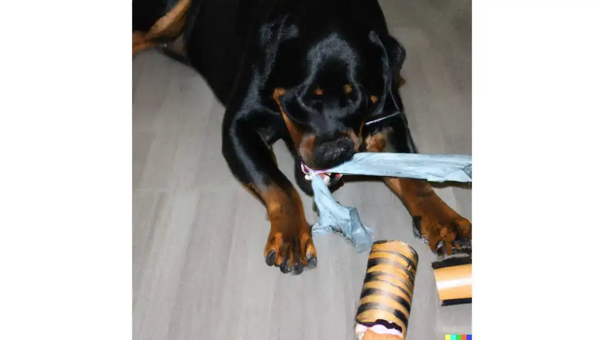 are rottweilers destructive chewers